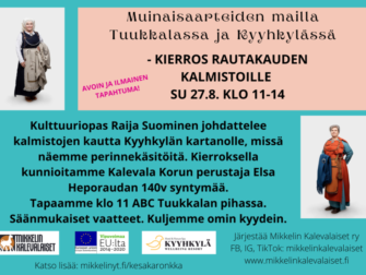Kalmistokierros Tuukkalaan ja Kyyhkylään.